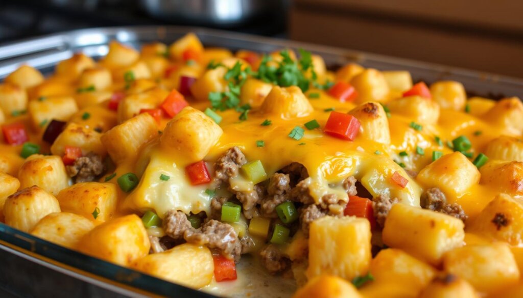 Cheeseburger Tater Tot Casserole