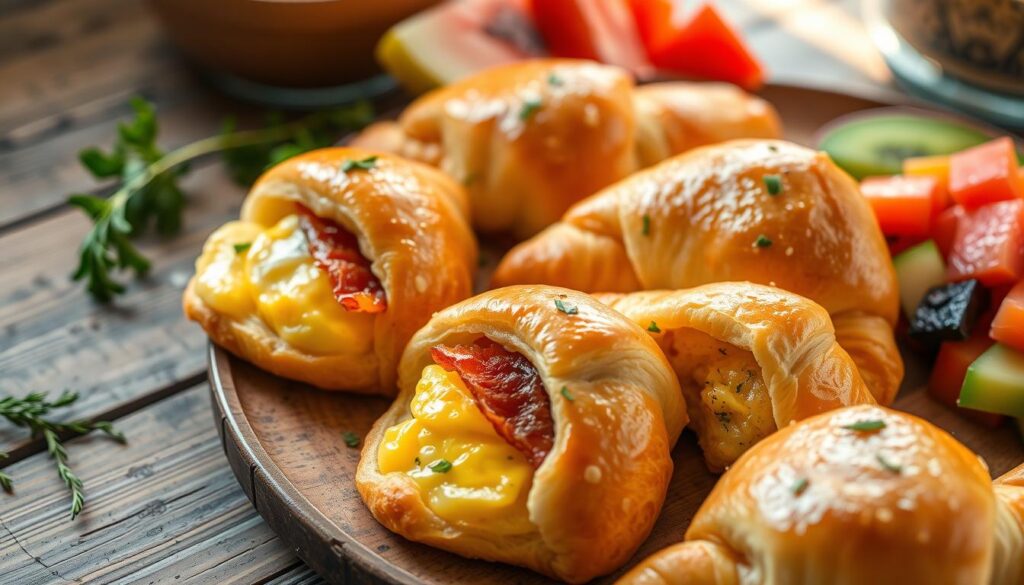 breakfast crescent rolls