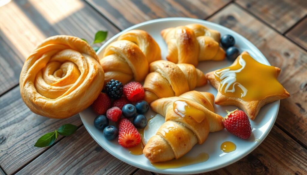 crescent roll breakfast shapes