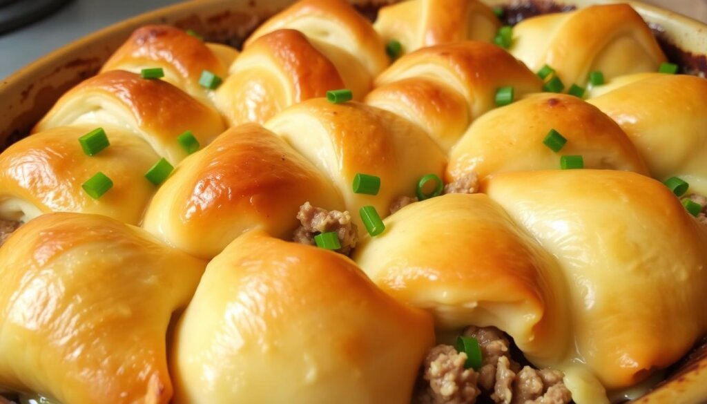 crescent roll sausage casserole