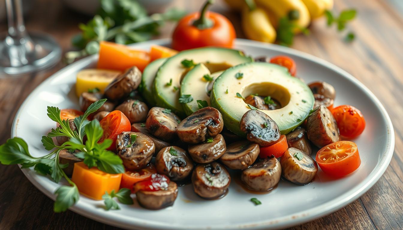 dinner recipes with mushrooms and avocado recipe