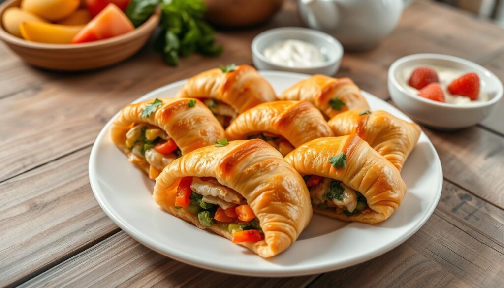 healthy breakfast crescent rolls