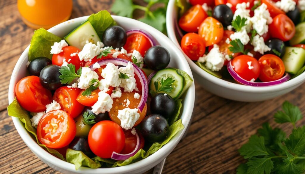 Gluten-Free Mediterranean Salad Bowls