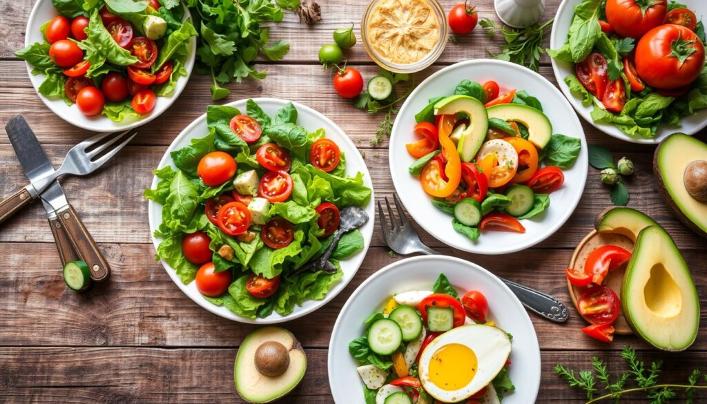 Healthy Lunch Ideas Featuring Fresh Salads