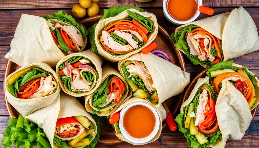 Hearty Wraps and Sandwiches